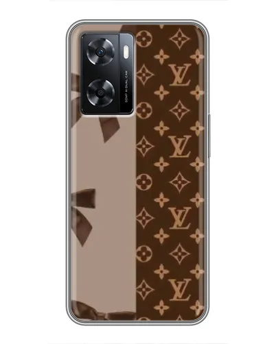 Чехол для OPPO A77 с картинкой «Louis Vuitton — банты»