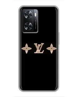 Чехол для OPPO A77 с картинкой «Louis Vuitton — минимализм»