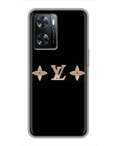 Чехол для OPPO A77 с картинкой «Louis Vuitton — минимализм»