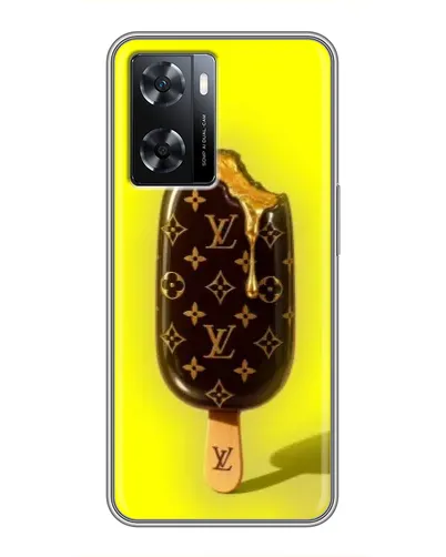 Чехол для OPPO A77 с картинкой «Мороженое от LV»