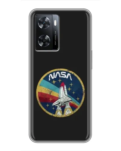 Чехол для OPPO A77 с картинкой «NASA — эмблема миссии» Чехол для OPPO A77 с картинкой «NASA — эмблема миссии»