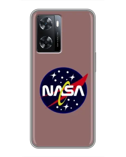 Чехол для OPPO A77 с картинкой «NASA — ретро космос» Чехол для OPPO A77 с картинкой «NASA — ретро космос»