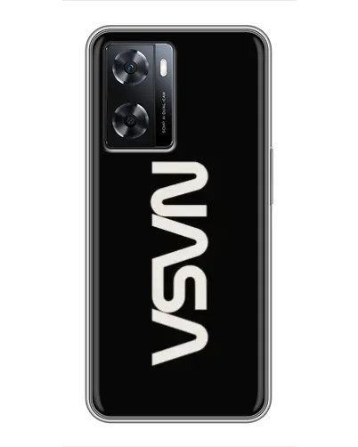 Чехол для OPPO A77 с картинкой «NASA — вертикальный логотип» Чехол для OPPO A77 с картинкой «NASA — вертикальный логотип»