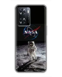 Чехол для OPPO A77 с картинкой «Астронавт на Луне» Чехол для OPPO A77 с картинкой «Астронавт на Луне»