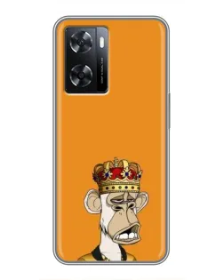 Чехол для OPPO A77 с картинкой «Золотая обезьяна Bored Ape»