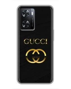 Чохол для OPPO A77 з картинкою «Золотий логотип Gucci» Чохол для OPPO A77 з картинкою «Золотий логотип Gucci»