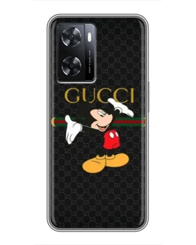 Чехол для OPPO A77 с картинкой «Микки Маус Gucci»