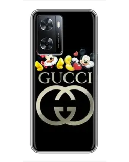 Чохол для OPPO A77 з картинкою «Gucci — герої Disney» Чохол для OPPO A77 з картинкою «Gucci — герої Disney»