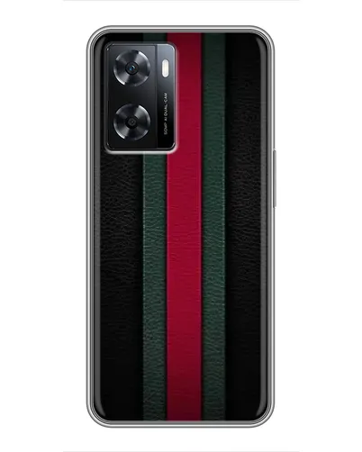 Чехол для OPPO A77 с картинкой «Gucci — неоновая линия»