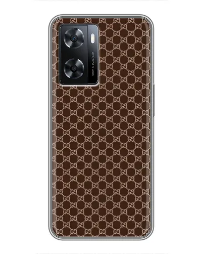 Чохол для OPPO A77 з картинкою «Gucci — шоколадна сітка» Чохол для OPPO A77 з картинкою «Gucci — шоколадна сітка»
