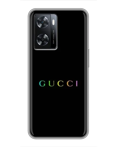 Чохол для OPPO A77 з картинкою «Gucci — неоновий мінімалізм» Чохол для OPPO A77 з картинкою «Gucci — неоновий мінімалізм»