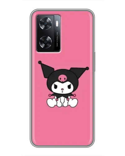 Чехол для OPPO A77 с картинкой «Хмурая Kuromi»