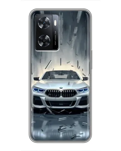 Чехол для OPPO A77 с картинкой «BMW в свете фар»