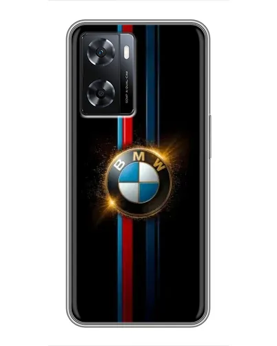 Чехол для OPPO A77 с картинкой «BMW M-Power неон»