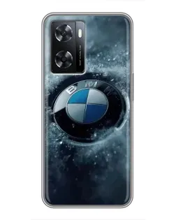 Чехол для OPPO A77 с картинкой «Логотип BMW — лед» Чехол для OPPO A77 с картинкой «Логотип BMW — лед»