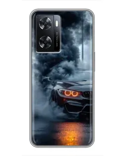 Чехол для OPPO A77 с картинкой «BMW M-Power — абстракция» Чехол для OPPO A77 с картинкой «BMW M-Power — абстракция»