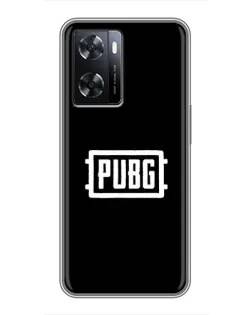 Чохол для OPPO A77 з картинкою «Лого BMW — металевий блиск»