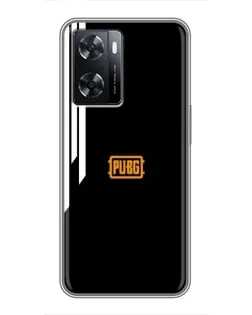 Чохол для OPPO A77 з картинкою «PUBG — вертикальні лінії»