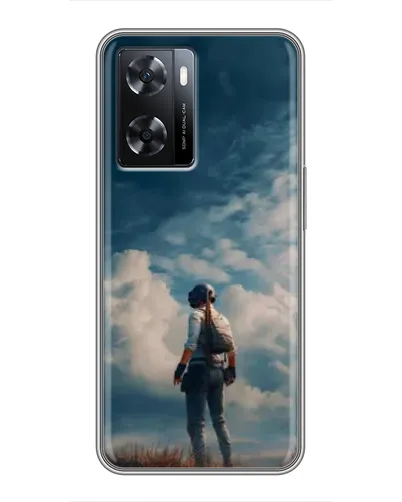 Чохол для OPPO A77 з картинкою «Герой PUBG на скелі» Чохол для OPPO A77 з картинкою «Герой PUBG на скелі»