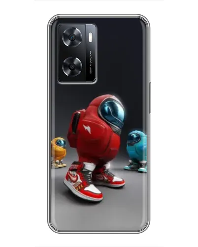 Чохол для OPPO A77 з картинкою «Among Us — 3D стиль»