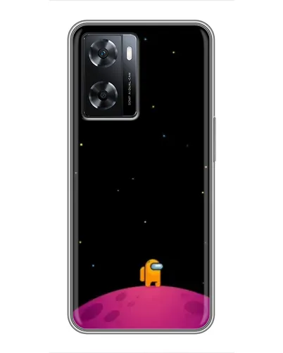 Чохол для OPPO A77 з картинкою «Самотній герой на планеті»