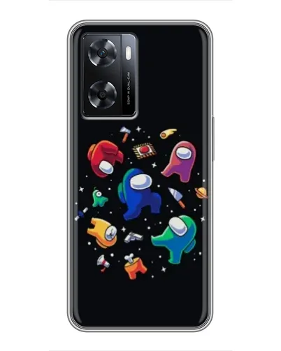 Чохол для OPPO A77 з картинкою «Among Us космос»