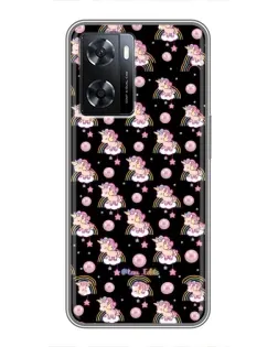 Чехол для OPPO A77 с картинкой «Magic Unicorn паттерн»