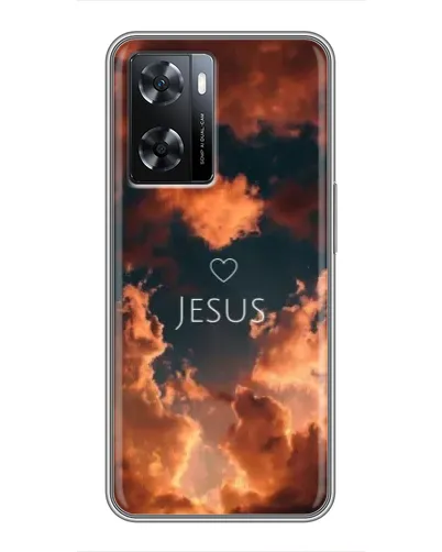Чохол для OPPO A77 з картинкою «Сяйво Імені Jesus»