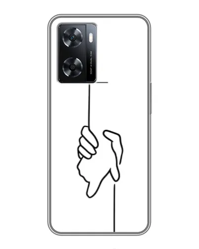 Чохол для OPPO A77 з картинкою «Рука тримає»