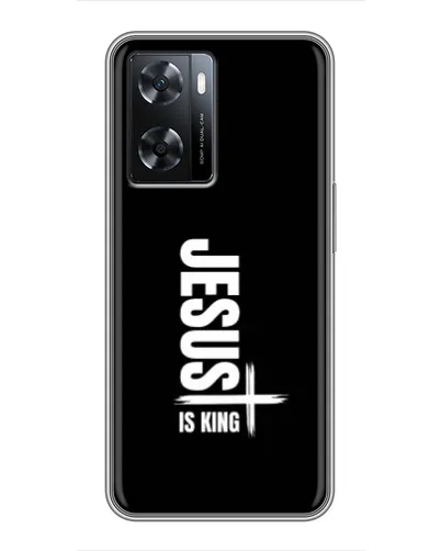 Чохол для OPPO A77 з картинкою «Вертикаль віри Jesus»