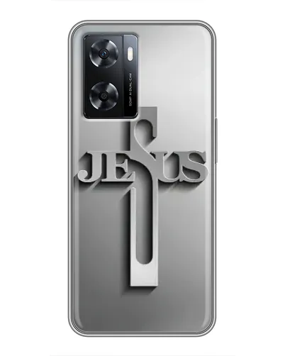 Чохол для OPPO A77 з картинкою «Металевий хрест Jesus» Чохол для OPPO A77 з картинкою «Металевий хрест Jesus»