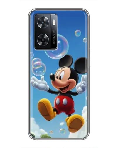 Чехол для OPPO A77 с картинкой «Mickey и мыльные пузыри» Чехол для OPPO A77 с картинкой «Mickey и мыльные пузыри»