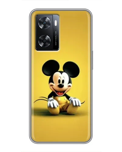 Чехол для OPPO A77 с картинкой «Микки на желтом» Чехол для OPPO A77 с картинкой «Микки на желтом»