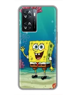 Чехол для OPPO A77 с картинкой «Подводный привет»