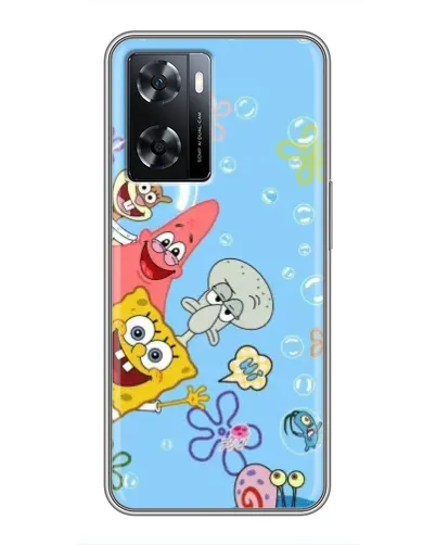 Чехол для OPPO A77 с картинкой «Веселые пузырьки»