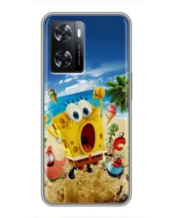 Чехол для OPPO A77 с картинкой «Развлечения на пляже»