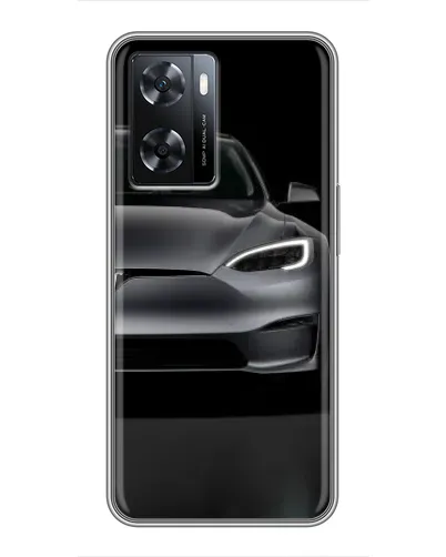 Чехол для OPPO A77 с картинкой «Tesla Model S Look»