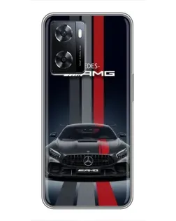 Чехол для OPPO A77 с картинкой «Mercedes — белый карбон» Чехол для OPPO A77 с картинкой «Mercedes — белый карбон»