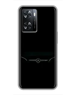 Чехол для OPPO A77 с картинкой «Mercedes Stealth Look»
