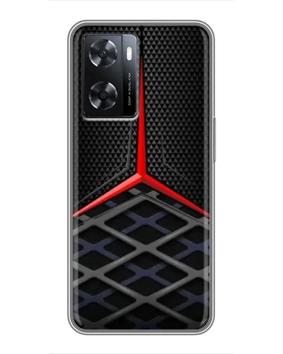 Чехол для OPPO A77 с картинкой «Mercedes Carbon Grid» Чехол для OPPO A77 с картинкой «Mercedes Carbon Grid»