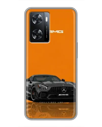 Чехол для OPPO A77 с картинкой «Оранжевый Mercedes AMG» Чехол для OPPO A77 с картинкой «Оранжевый Mercedes AMG»