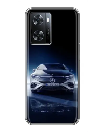 Чехол для OPPO A77 с картинкой «Ночной Mercedes EQ» Чехол для OPPO A77 с картинкой «Ночной Mercedes EQ»