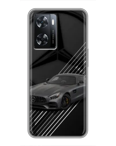 Чехол для OPPO A77 с картинкой «Mercedes AMG — графика» Чехол для OPPO A77 с картинкой «Mercedes AMG — графика»