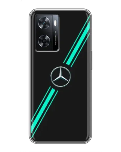 Чехол для OPPO A77 с картинкой «Спортивные линии Mercedes» Чехол для OPPO A77 с картинкой «Спортивные линии Mercedes»