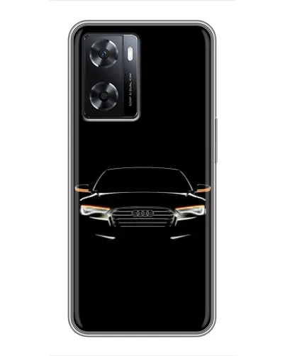 Чехол для OPPO A77 с картинкой «Audi — ночной контур» Чехол для OPPO A77 с картинкой «Audi — ночной контур»