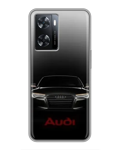Чехол для OPPO A77 с картинкой «Audi — градиентный контур» Чехол для OPPO A77 с картинкой «Audi — градиентный контур»