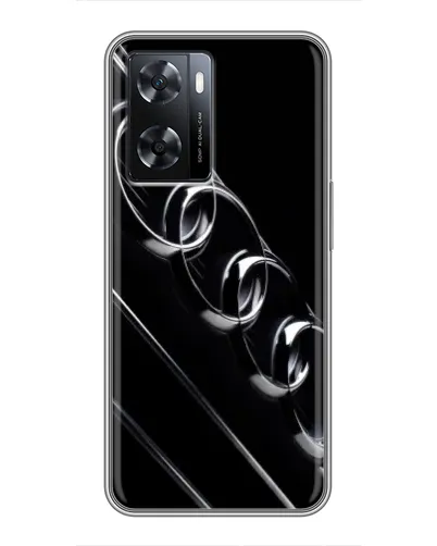 Чехол для OPPO A77 с картинкой «Audi — абстрактные кольца» Чехол для OPPO A77 с картинкой «Audi — абстрактные кольца»