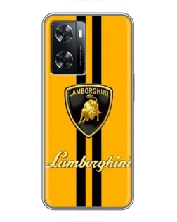 Чехол для OPPO A77 с картинкой «Lamborghini Stripe желтый» Чехол для OPPO A77 с картинкой «Lamborghini Stripe желтый»