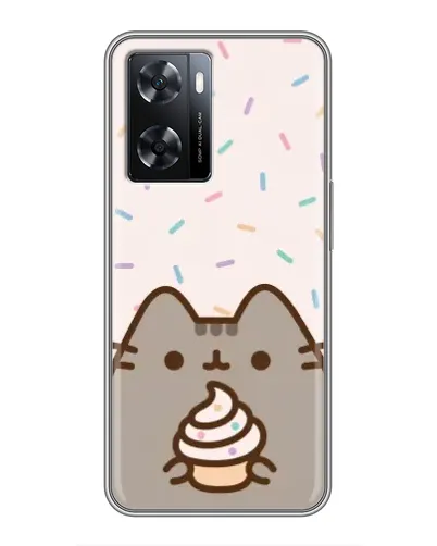Чохол для OPPO A77 з картинкою «Пушин з кексом» Чохол для OPPO A77 з картинкою «Пушин з кексом»