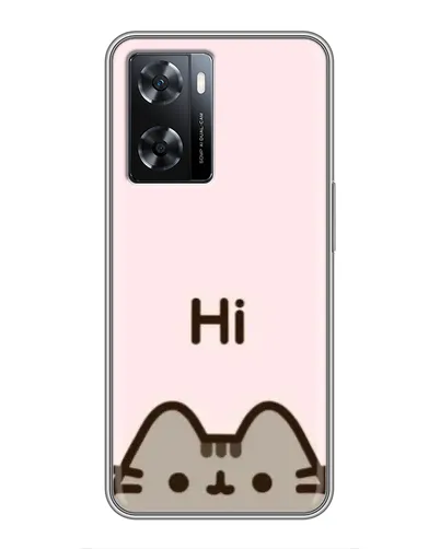 Чохол для OPPO A77 з картинкою «Пушин каже Hi» Чохол для OPPO A77 з картинкою «Пушин каже Hi»